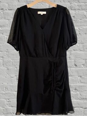 ANN TAYLOR LOFT CLASSIC BLACK DRESS 8